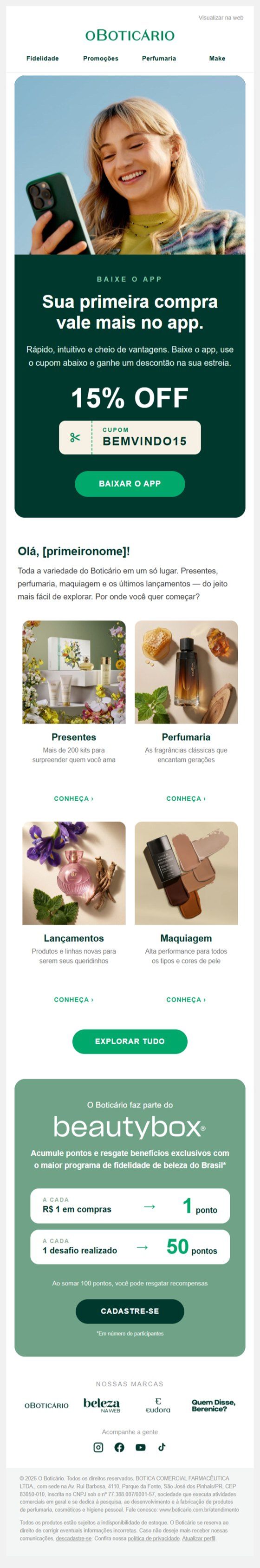 App — O Boticário